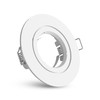 linovum Recessed Spotlight Mounting Frame Painted White Round Rigid Including