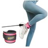 Gym Ankle Strap PINK SOLD SINGLE Cable Machine Attachment Enhance