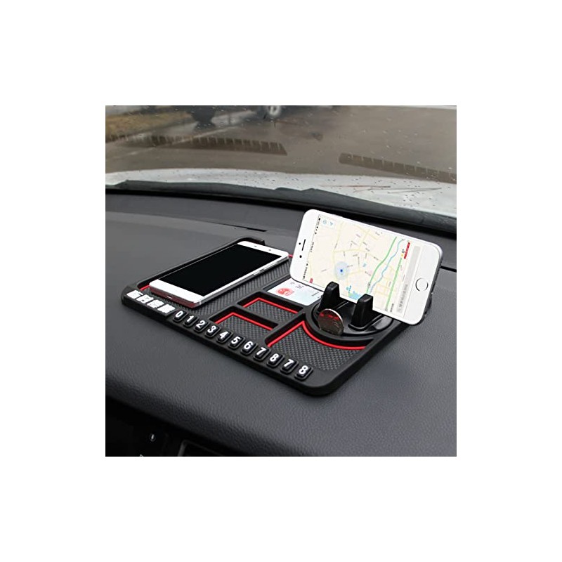 Car Dashboard Phone Holder Mat, Universal Car Nonslip Pad Multifunction