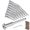 50 Pack Cable Railing Kit, 1/8" Stainless Steel Invisible Cable