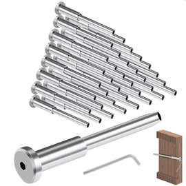 50 Pack Cable Railing Kit, 1/8" Stainless Steel Invisible Cable Railing Hardware with Receivers and Swage Stud End for 2"x2" Metal Wood Posts Deck