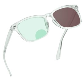 YEIN Bifocal Reading Glasses, Photochromic Brown Sunglasses, 0.75/+3.25 Magnification for Men/Women