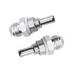 DriSentri 8AN Straight to 3/8inch Hose Barb Double Fuel Pump