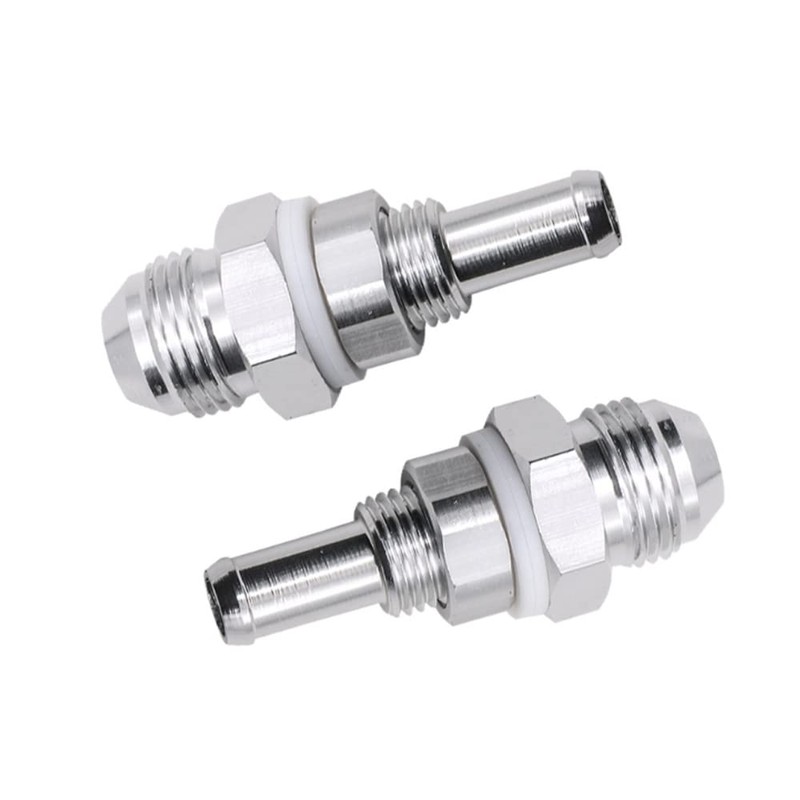 DriSentri 8AN Straight to 3/8inch Hose Barb Double Fuel Pump
