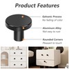YSDMY 12 Pcs Black Cupboard Knobs,Black Door Knobs Cupboard Handles
