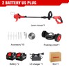 ONEVAN 3-in-1 Cordless Lawn Mower, With 2 x 3.0Ah Batteries,