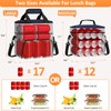 Vankor Insulated Lunch Bag for Men Women, Reusable Lunch Box