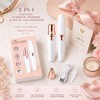 2-in-1 Electric Eyebrow Trimmer for Facial Grooming – USB Rechargeable