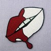 The Bleeding Sexy Pink Lips Patch Embroidered Badge Iron On