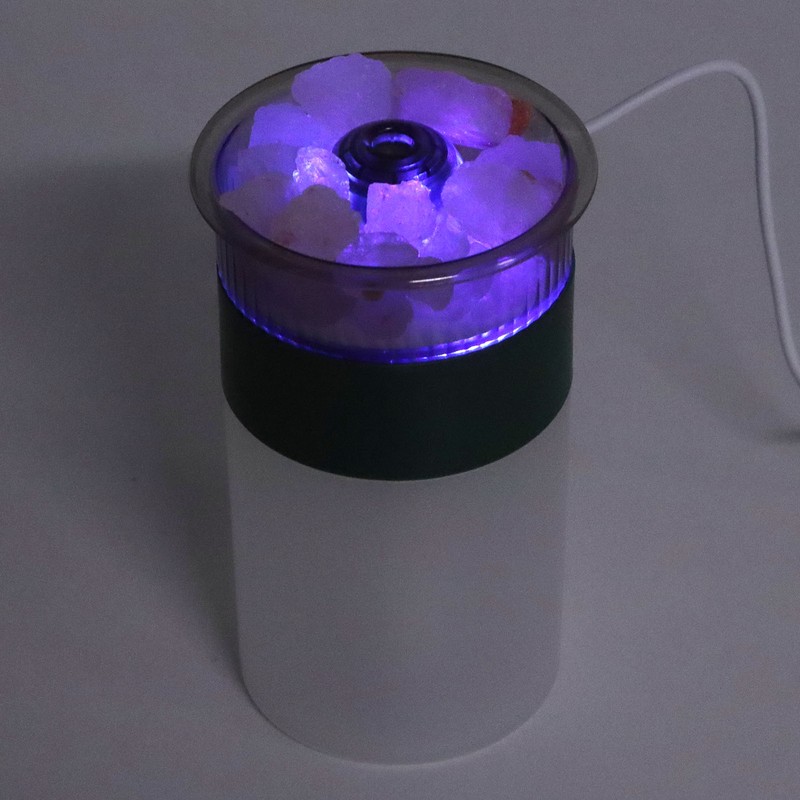 Rock Humidifier Fine Mist Colorful LED Lights Plug and Play