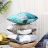 Alricc Throw Pillow Covers 20x20 Set of 2 Turquoise and