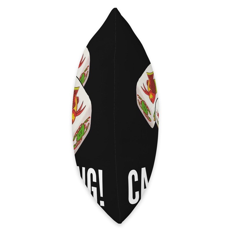 Ca-Ching Bau Cua Tom Cua Vietnamese Board Game Throw Pillow