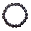 Magnetic Bracelet Diameter 8 mm Ball Faceted Magnetized Hematite Beautiful