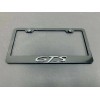 BLVD 1x GTS 3D Emblem BLACK Stainless License Plate Frame