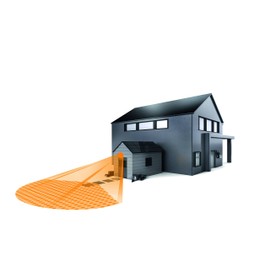 Steinel Infrared Motion Sensor IS 1 white, 120° Motion Detector, 10 m Range, IP 54, splashproof, max. 500 W or 4 LEDs