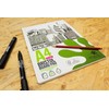 Artgecko Pro White Bristol Board Pad A4 Portrait - 20