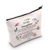 LEVLO Inspirational Cosmetic Make Up Bag for Daughter - Motivational