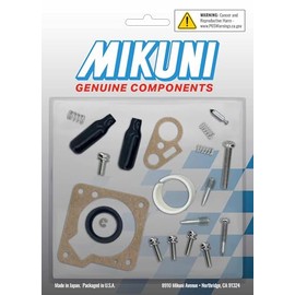 Mikuni Carburetor Rebuild Kit for Yamaha PW50, Scooters, & 3-Wheelers