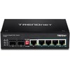 TrendNET 6-port Gigabit PoE+ Switch Hardened Industrial, TI-PG62 (Hardened Industrial