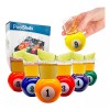 Grupo Carnavallia Juego 9 Vasos Shot Bola Billar Caballitos Bebidas
