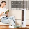 Desktop Bladeless Fan 3 Speed Wind Tower Shaped USB Rechargeable
