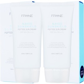 Franz Naked Sunshield Peptide Sunscreen 50ml x2 / 프란츠 네이키드 선쉴드 펩타이드 선크림 50ml x2개