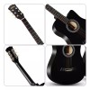 Deecsevn Guitarra criolla clásica Deecsevn 6 38in para diestros Color