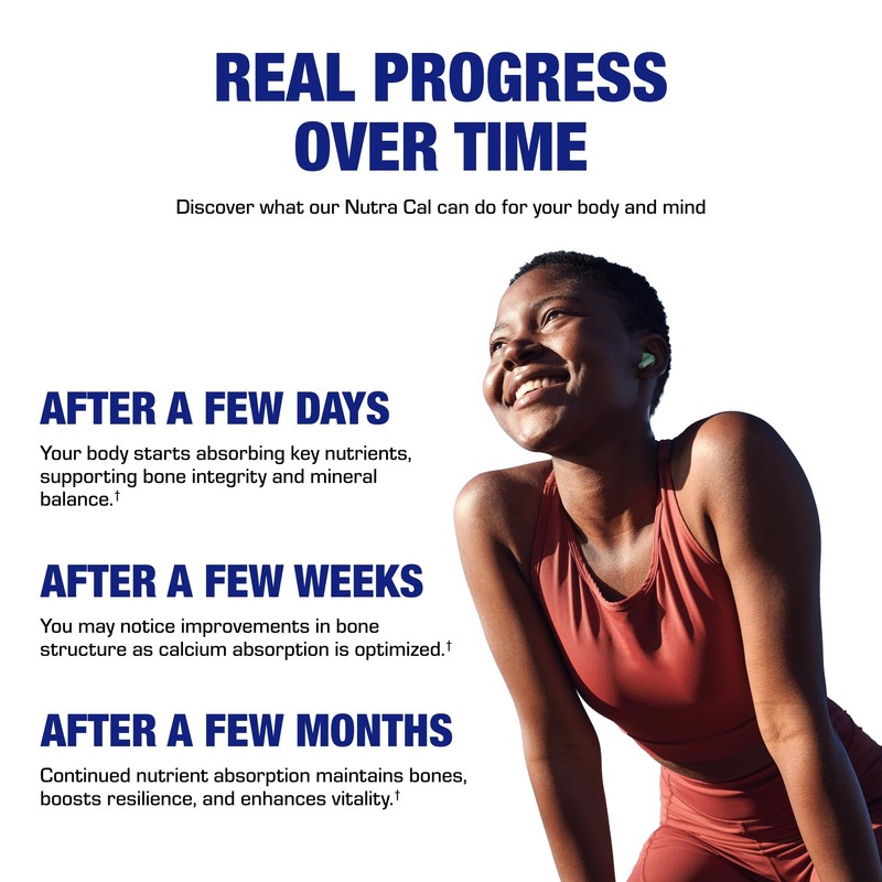 Calcium Magnesium D3 Bone Supplement for Women - Clinical Bone