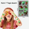 Linkbro 16 Sheets Christmas Children's Tattoo Luminous Over 400 Bright