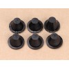 Unbranded 6 PCS Black Rubber Side Cover Grommets Cap For
