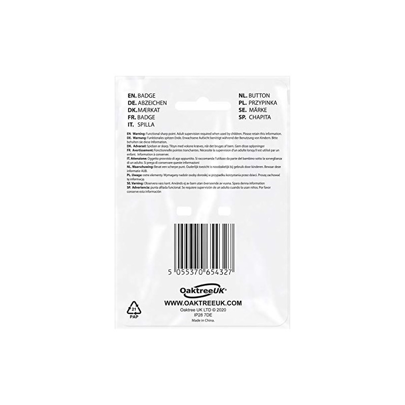 OakTree 3" Badge 18th Birthday Sparkling Fizz Rose Gold Holographic