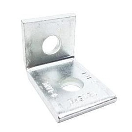 B-Line B101ZN Zinc Electroplated Steel 2 Hole 90 Degree Corner Angle