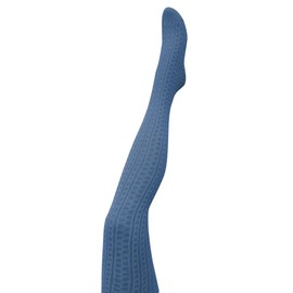 Tightology Organic Cotton Tights Haptic Blue, L-XL