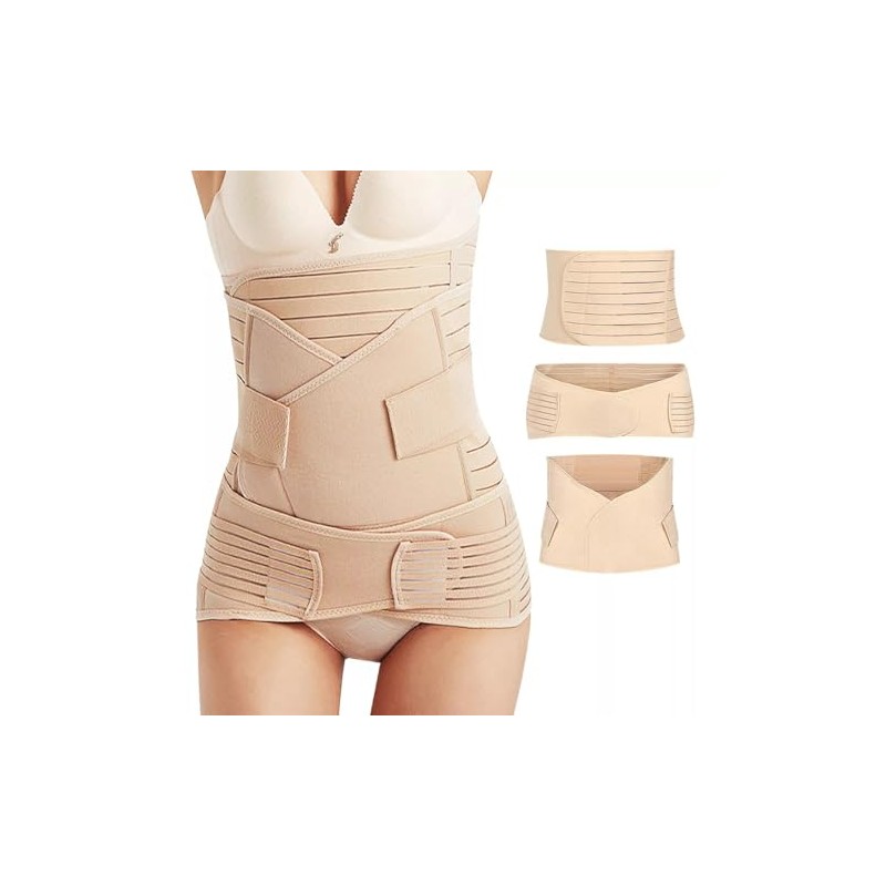 Faja abdominal con paneles rígidos, ajustable, para múltiples zonas corporales