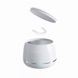 Máquina Limpiadora Ultrasónica De Retenedores Pro: Completa Rápidamente El Cepillado Y El Baño De Dentaduras Postizas Realiza Una Limpieza Profunda Y Previene Eficazmente La Decol
