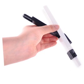 KICHOUSE Family-Friendly Cleaning 2-in-1 Multi-Functional Brush Dustpan Clean Gaps Tiles Keyboards Easy Hang Design