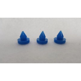 RPM Set of 3 - HONDA / ACURA BRAKE OR CLUTCH PEDAL STOP PAD 46505SA5000B - BLUE