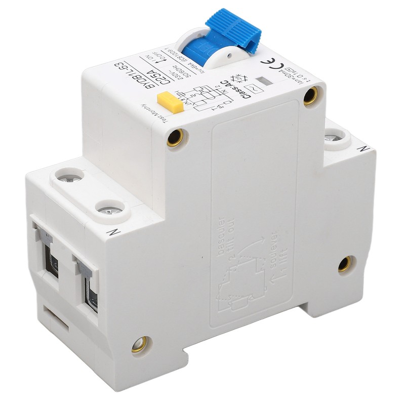 Circuit Breaker Leakage Protection Pa66 Sensitive Response 1P+N Circuit Breaker