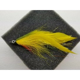 Unbranded 6" Musky Pike Walleye Bass Fishing Lure Bait 6/0 Streamer Hook Fly - Made in MT