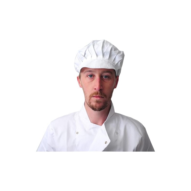 IBEX Polycotton Baker Cap Professional Catering Baker Hat for Chefs