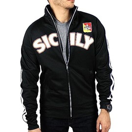 Hardcore Italians Sicily Track Jacket Black