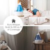 Crane Ultrasonic Cool Mist Teardrop Humidifier for Baby Nursery, Bedroom,