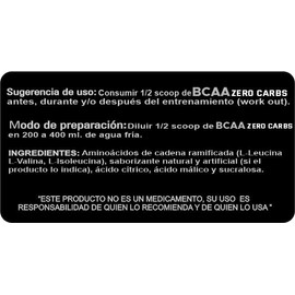 Aminoácidos BCAA 30 Porciones, Sin Carbohidratos, Sin Azúcares Añadidos, Sin Gluten, Sabor Sandia