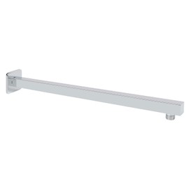 HarJue Shower Arm, Rain Shower Head Extension Extender, With Flange and Teflon Tape, Made of Thicken Stainless Steel for Bathroom Rainfall Shower (20 Inch, Chrome)