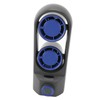 Desktop Tower Fan Profesional Efficient Stepless Speed Adjustable Dual Turbine