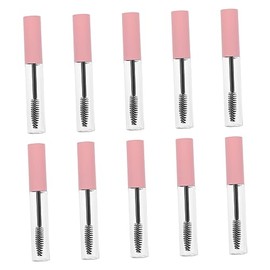 VALICLUD 10 Tubos Vacíos de Rímel de 10ml con Varita y Botella de Plástico Transparente para Serum de Pestañas, Diseño Fácil de Usar, Paquete de 10 Piezas