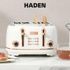 Haden Heritage 4 Slice Wide Slot Stainless Steel Toaster with