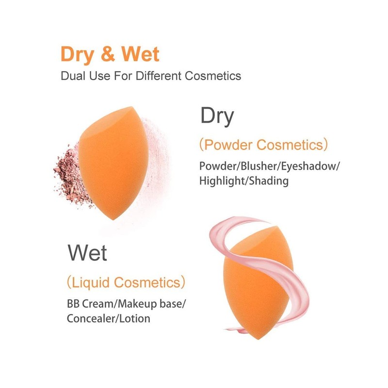 Make Up Sponge Set, Blender Blending Sponge, 4 Pieces Beauty