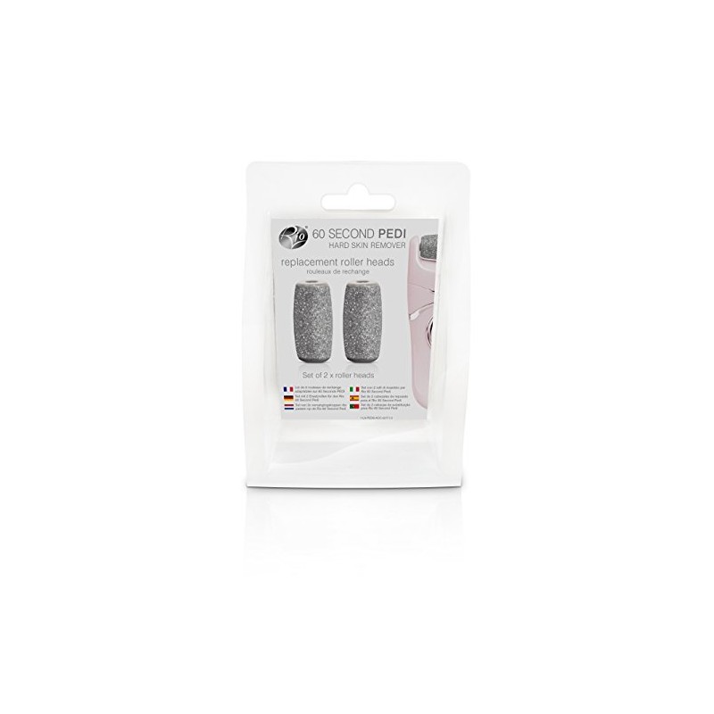 Rio 60 Second Pedi Replacement Roller Heads for Electric Foot