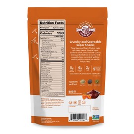 Manitoba Harvest Superseed Snack Clusters, Smoky BBQ - 5g Plant Based Protein and 6g Omegas 3 & 6 per 30g Serving - Non-GMO, Vegan, 4.6oz (Pack of 1)